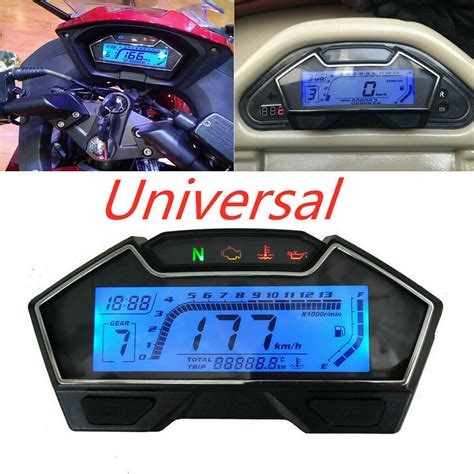 Temperature Engine Oil Display Motorcycle Naked Car Modified Lcd