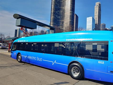 Cta Chicago Tests Electric Buses And Pursues 100 E Fleet By 2040