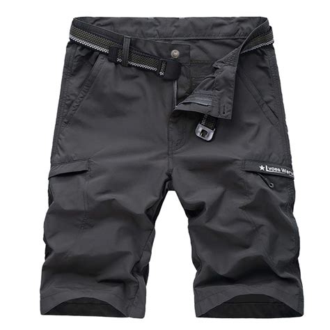 Quick Dry Hiking Shorts Mens Cargo Casual Outdoor 4 Way Stretchy