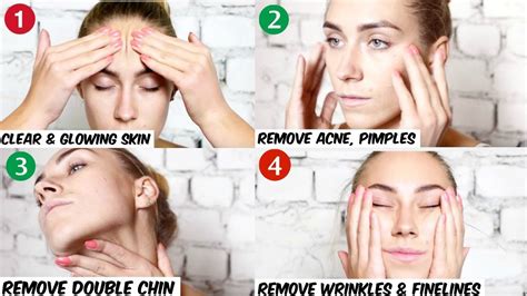 Face Massage Techniques To Get A Slim And Perfect Shape Face No Double Chin No Acne No