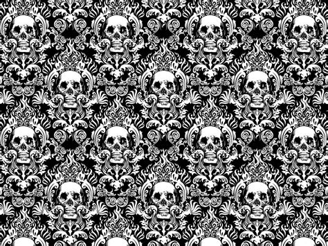 Skull Pattern Background