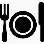 Lunch Icon Meal Dinner Plate Restaurant Icons