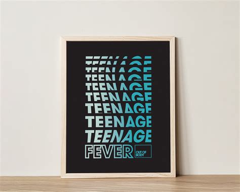 Teenage Fever Print Drake Print Drake Merch Music Poster | Etsy