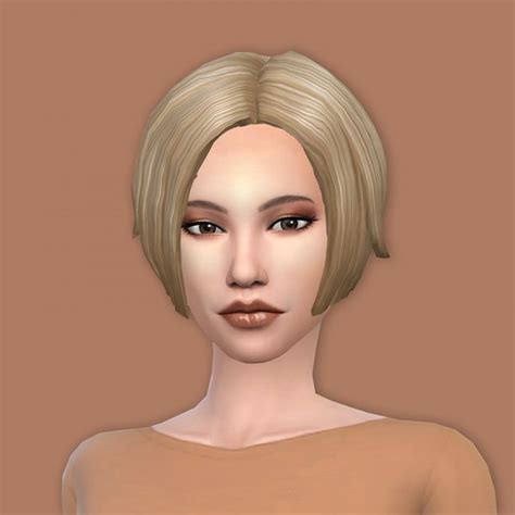 Sims 4 Hairs Deelitefulsimmer Magic Bot Short Bob Hair