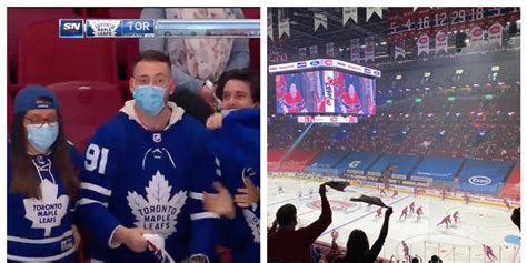 Maple Leafs Fans Were In Montreal Last Night Photos Narcity