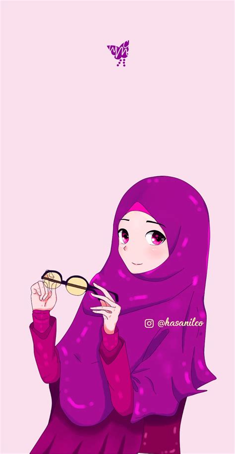 Wallpaper Kartun Muslimah Gambar Anime Lucu Dan Cantik Gambar Anime