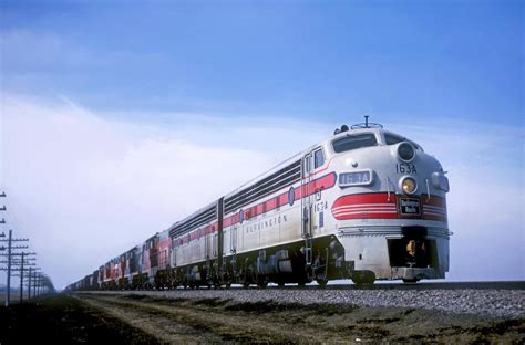 Cbandq F7 163a Chicago Burlington And Quincy Railroad F7 163a At Plano