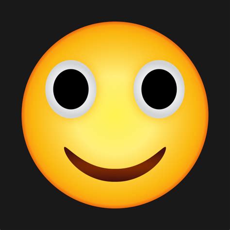 Slightly Smiling Face Emoji Design Smiling Face Emoji Kids T Shirt