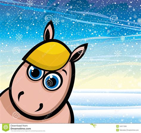 Cartoon Horse Royalty Free Stock Images Image 34371369