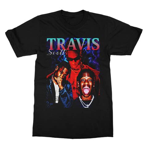 Vintage Style Travis Scott T Shirt Cuztom Threadz