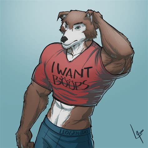 Draw Muscular Furry Character By Leograndoarts Fiverr