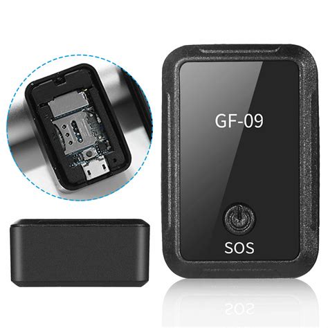 Gf09 Mini Magnetic Gps Tracker Realtime Remote Recording Sos Car