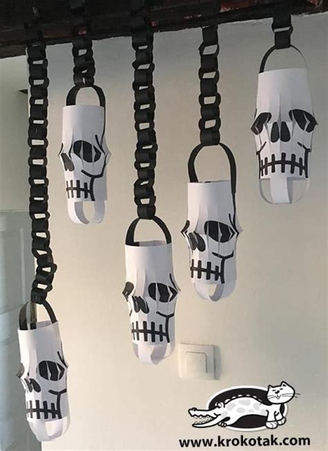 Papermau Halloween Special Easy To Build Skull Paper Lanterns