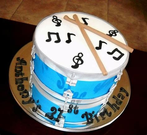 Drum Cake Decorated Cake By Yummytreatsbyyane Cakesdecor