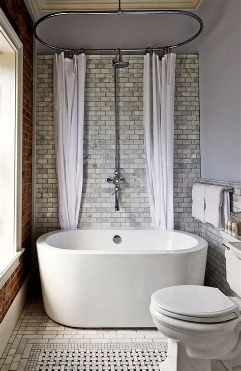 White acrylic freestanding bathtub contemporary soaking tub brushed nickel overflow drain bath shower. Are Small Free-Standing Tubs Comfortable? - New England ...