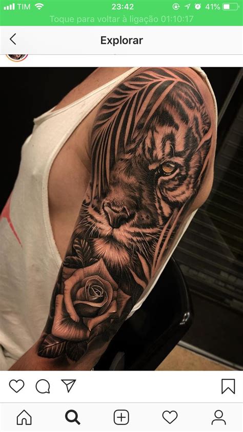Pin By Brandon Delgado On Uma Tatuagem Tiger Tattoo Sleeve Tiger