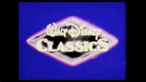 Walt Disney Home Video 1986 Blue Walt Disney Classics 1989 Logo Get