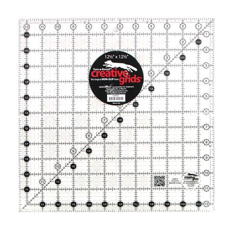 Creative Grids 125 Square Quilting Ruler Template Cgr12