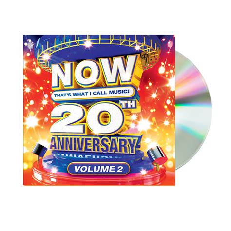 Now 20th Anniversary Vol 2 Cd Now Official Shop