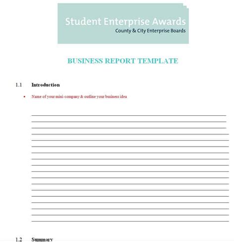 15 Customizable Business Report Templates And Samples Writing Word