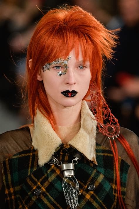 What You Missed At Couture This Week Rock Hairstyles Glam Rock