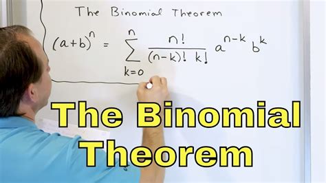 23 The Binomial Theorem And Binomial Expansion Part 1 Youtube