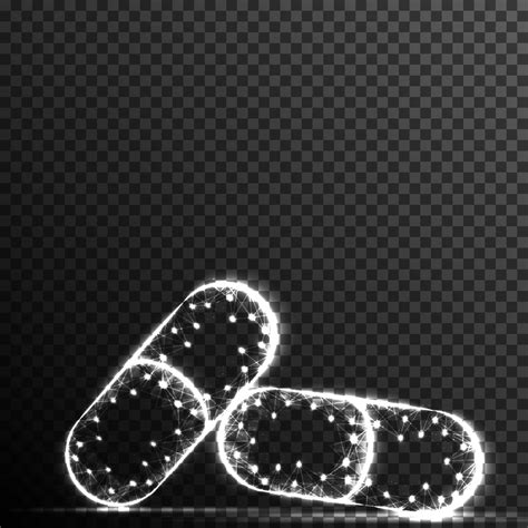 pill medicine low poly wireframe background 3433566 Vector Art at Vecteezy