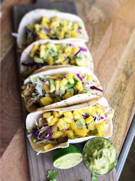 Maybe you would like to learn more about one of these? Fish Tacos with Mango Avocado Salsa | Mango avocado salsa ...