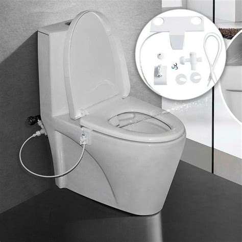 Bathroom Bidet Toilet Fresh Water Spray Clean Seat Non Electric Kit Attachment