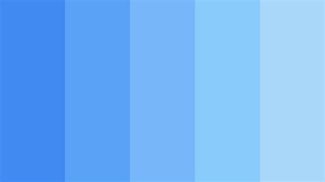 Sky Blue Monochromatic Color Palette Blue Colour Palette