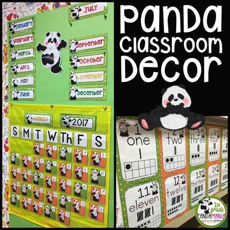 Wild About Pandas Classroom Decorations Fall Classroom Activities