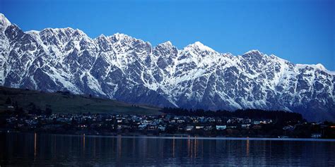 The Remarkables Mountain Range At Night Queenstown New