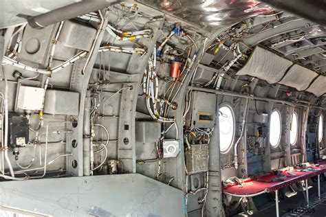 Inside Military Helicopter Stock Photo 1422005 Crushpixel