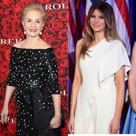 carolina herrera quiere vestir a melania trump