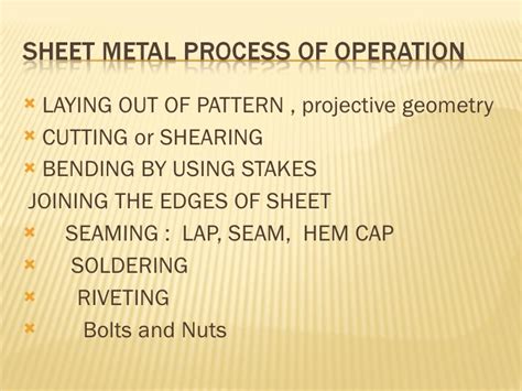 Sheet Metal Operations1class