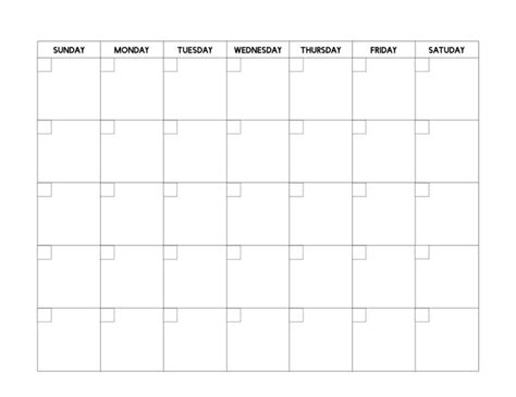Free Printable Blank Calendar Template Paper Trail Design Blank