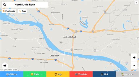 North Little Rock Neighborhood Map