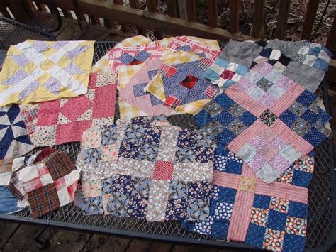 22 Vintage And Antique Quilt Blocks Of Assorted Patterns Etsy