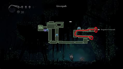 Hollow Knight Greenpath Map Location Best Games Walkthrough