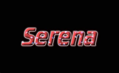 serena logo free name design tool from flaming text