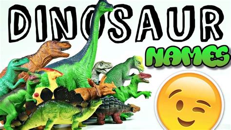 Learn Dinosaur Names With Dinosaur Toys | Dinosaur toys, Dinosaur, Toys