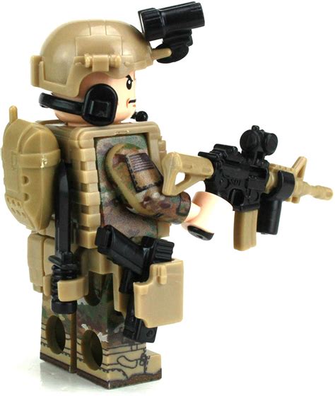 Lego Army Ranger Ocp Sf Soldier Custom Military Minifigure The