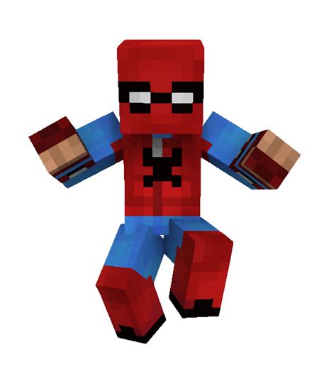 Spider Man Homemade Costume Minecraft Skin