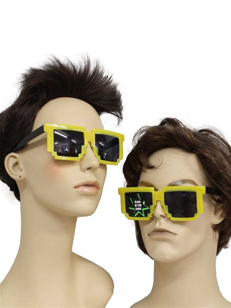 Vintage 1980 S Glasses 80s Style Made Recently 8 Bit Totally 80s Look Retro Sunglasses