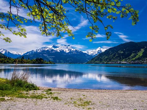 Lake Zell In Austria With Alps Hohe Tauern By Ailmberger Ernststrasser