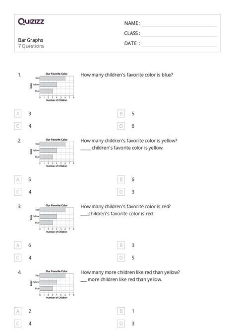 50 Bar Graphs Worksheets For 1st Grade On Quizizz Free And Printable
