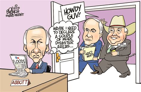 Cartoonist John Branch On Gov Abbotts State Of Disaster