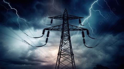عمود كهرباء في خلفية عاصفة عاصفة صورة الكهرباء صورة الخلفية للتحميل مجانا