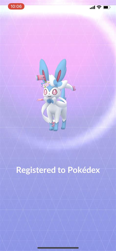Shiny Sylveon With Flower Crown It Is Safe To Evolve It Rthesilphroad