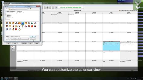 Active Desktop Calendar Set A Customizable Calendar As Your